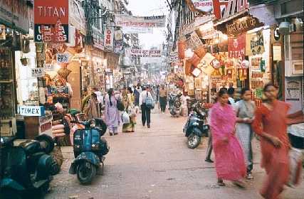 Un Mercado de Agra