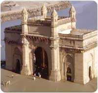 Puerta de la entrada de India