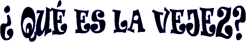 ¿ QUÉ ES LA VEJEZ?