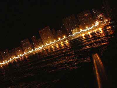 Benidorm by night