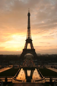 Torre Eiffel al atardecer