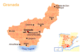 Mapa de Granada