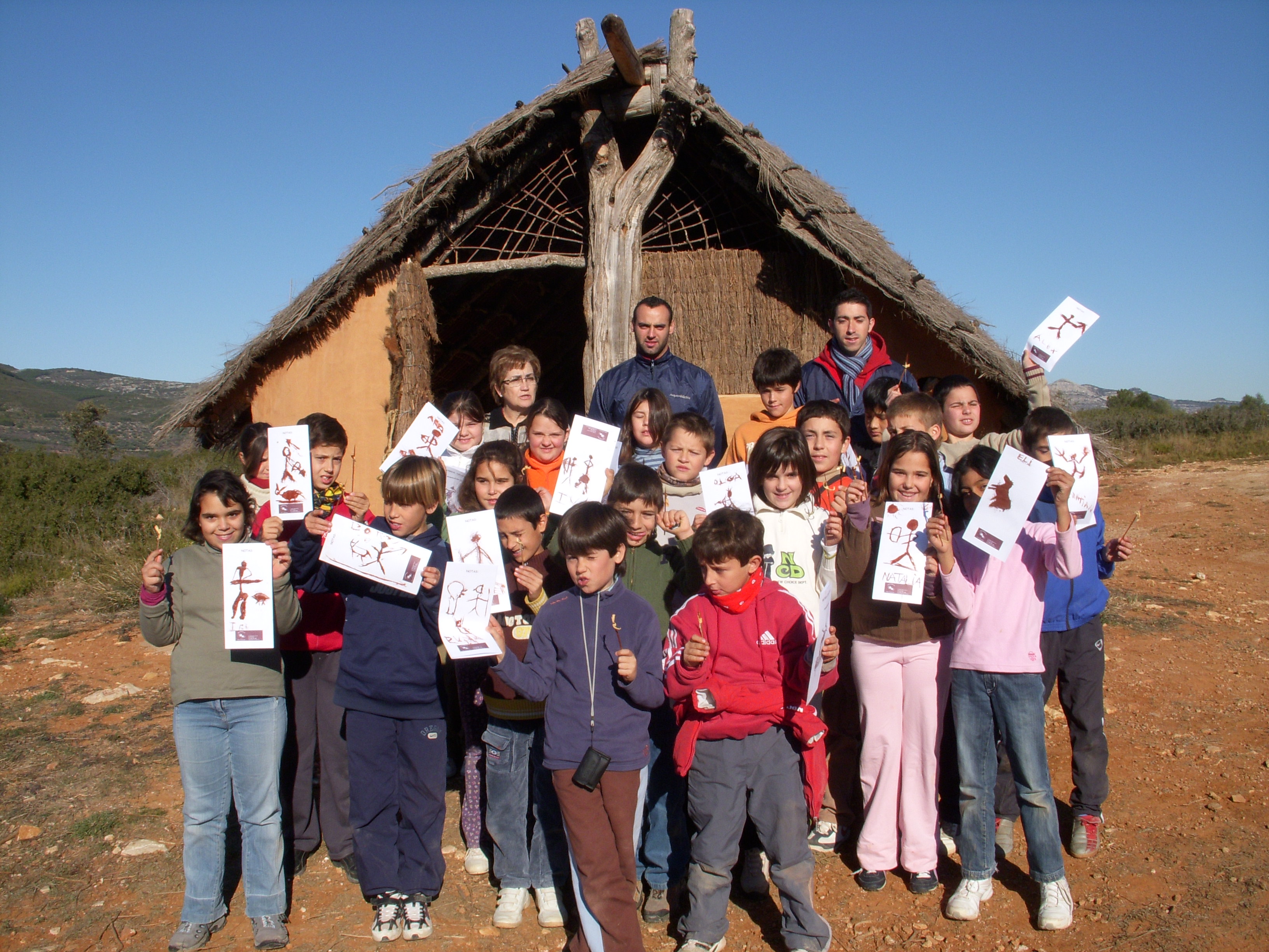 Taller did�ctico de pintura rupestre, Excursi�n Parque Natural de Valltorta-Gasulla
