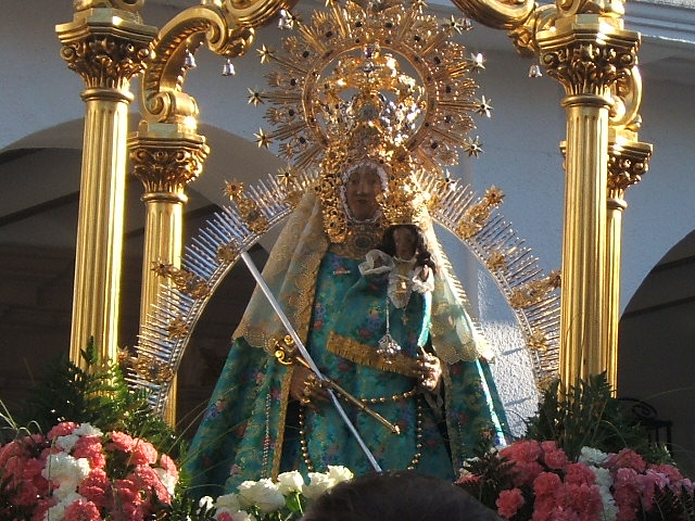 Virgen de Cortes, en el Santuario de Cortes, Alcaraz.