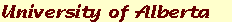 Text: University of Alberta (1272 bytes)