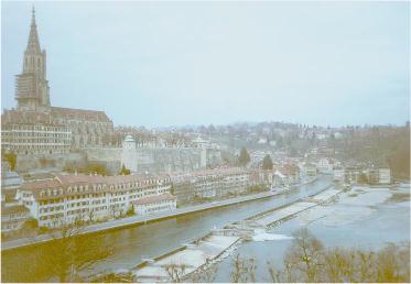 Catedarl y río Aare
