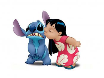 Dibujo de Lilo y Stitch