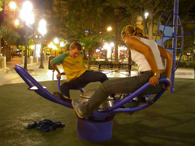 auf dem Spielplatz
