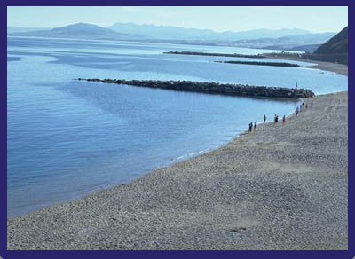 Playa del Chorrillo en la Baha Sur