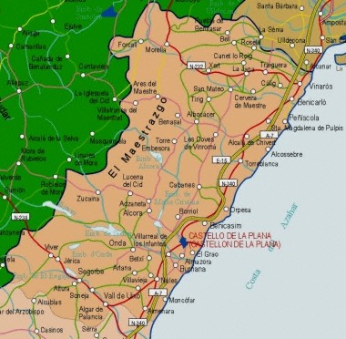 Mapa ampliado