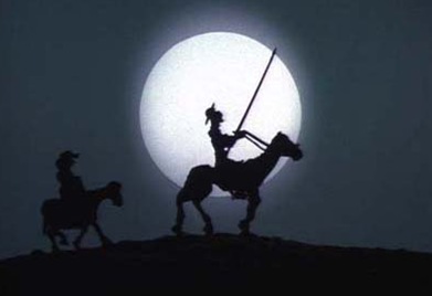 Ejemplo de personajes: Don Quijote y Sancho Panza