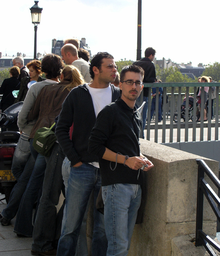 Ben y yo en Ile Saint Louis