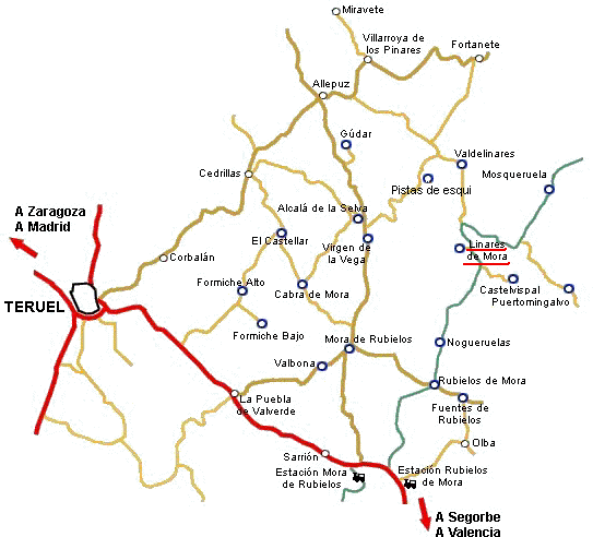mapa de la zona