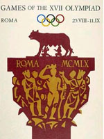 Cartel promocional de los Juegos Olmpicos de 1960