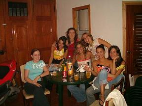 Un grupo de chicas almedijanas