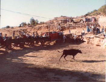 Vaquillas, antiguamente