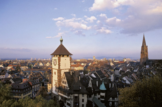 Schwabentor y vista de la ciudad