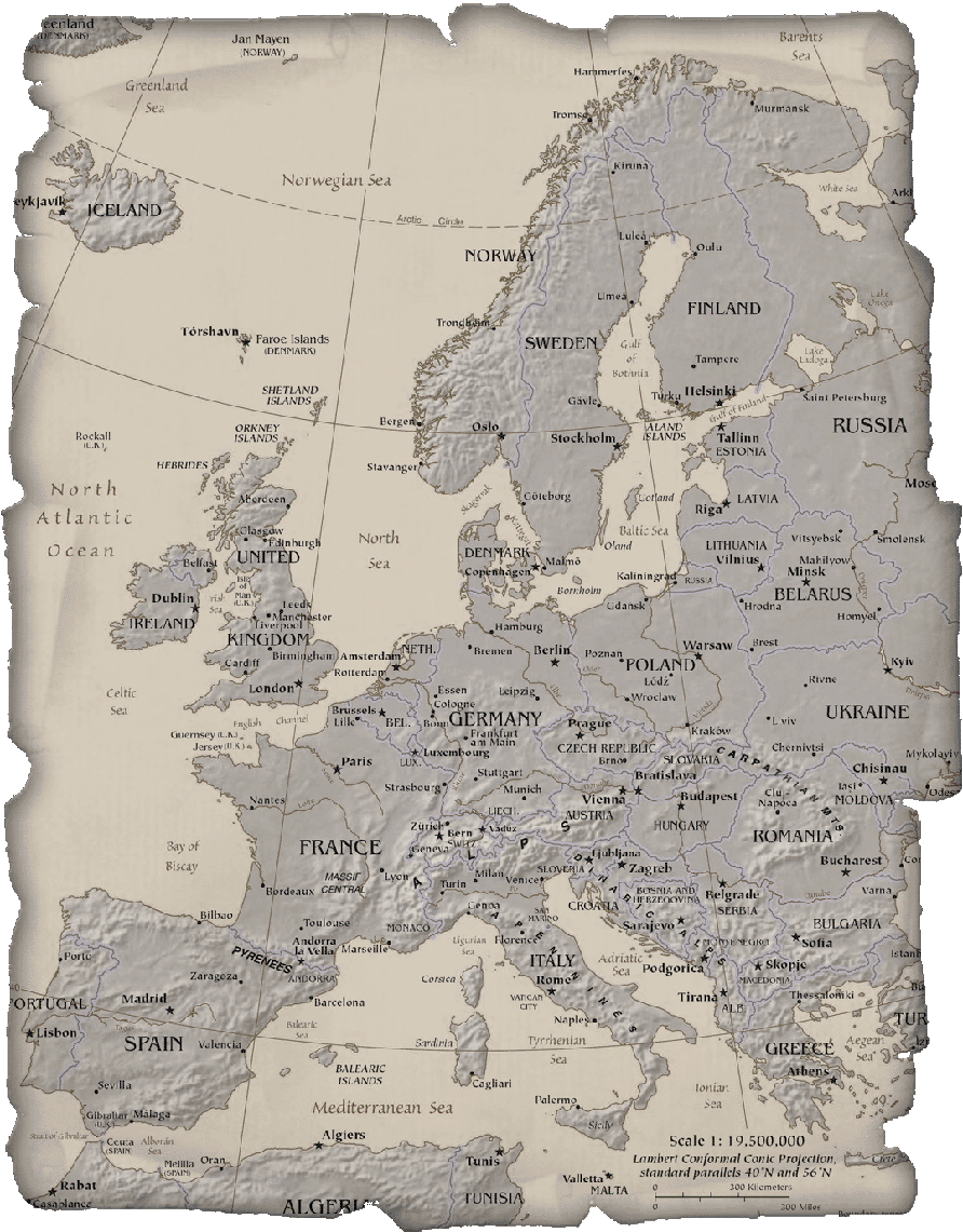 Mapa de Europa